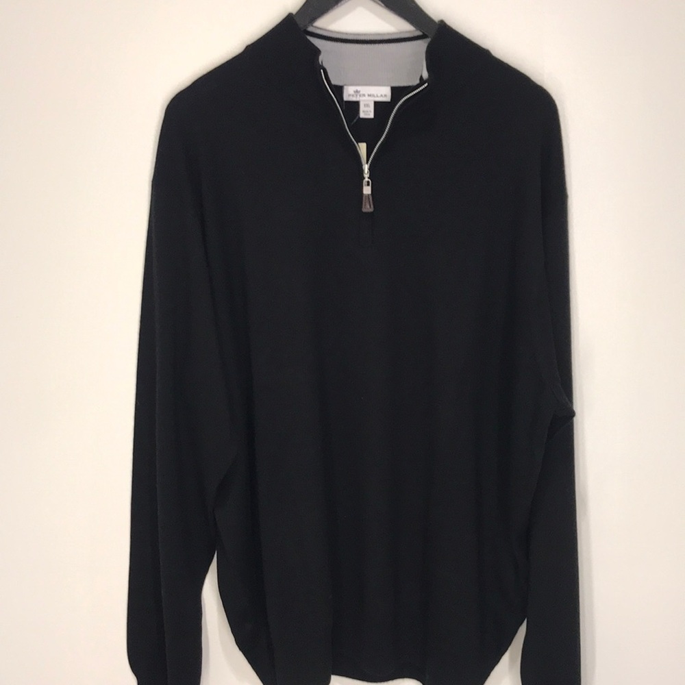 Peter Millar XXL Blk Crown Soft Pullover